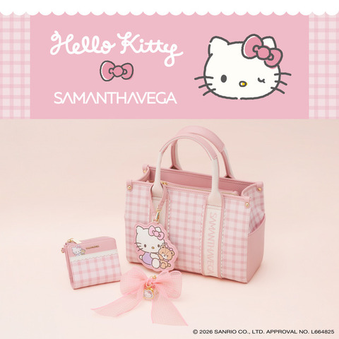 「ハローキティ」×「SAMANTHAVEGA（サマンサベガ）」コラボコレクション