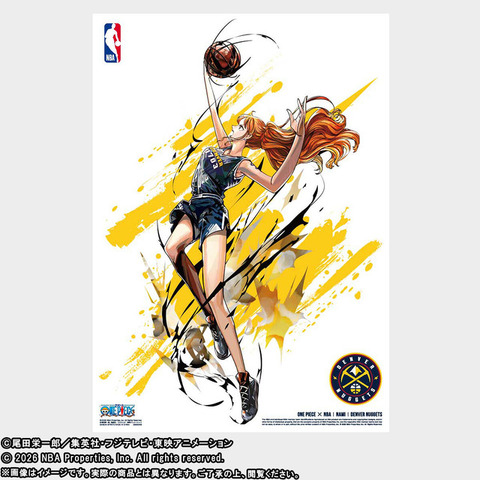 「ONE PIECE × NBA MINI POSTER SET」