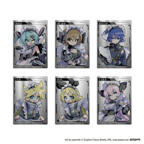 「ピアプロキャラクターズ」メタルカード