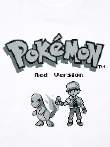 ユニクロ『ポケットモンスター』シリーズUTコレクション第2弾「ポケモン UT」カラー：00 WHITE　部分アップ
