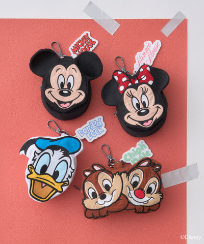 【Mickey＆Friends】フェイスポーチチャーム