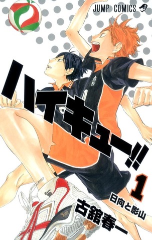 『ハイキュー!!』書影　（1巻）　(c)古舘春一／集英社