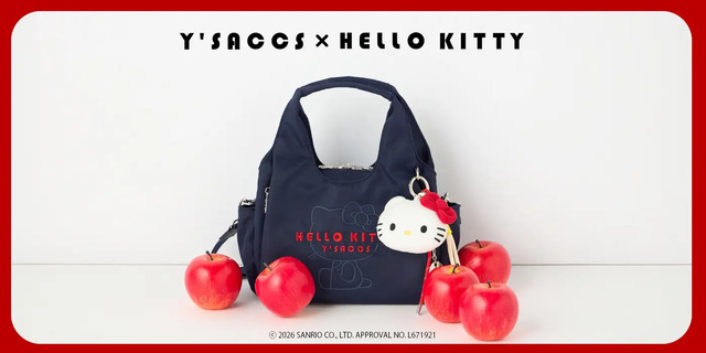 Y'SACCS×HELLO KITTY
