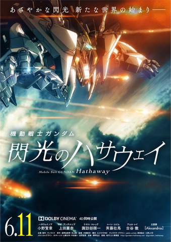 「機動戦士ガンダム 閃光ラのハサウェイ」ビジュアル（C）創通・サンイズ