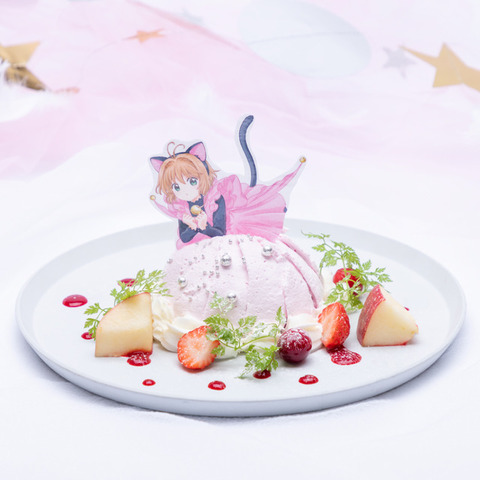 「カードキャプターさくらカフェ」さくらのドールケーキ＜ピンクver.＞（C）CLAMP・ST/講談社・NEP・NHK