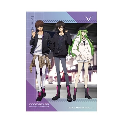 A3クリアポスター（全1種）1,650円（税込）（C）SUNRISE／PROJECT L-GEASS　Character Design （C）2006-2017 CLAMP・ST