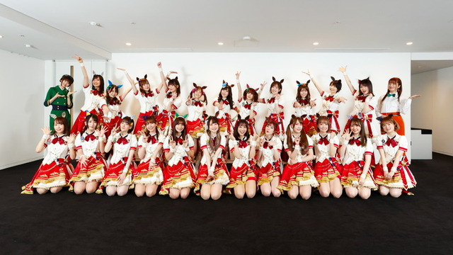 「ウマ娘 プリティーダービー 4th EVENT SPECIAL DREAMERS!!」東京公演DAY2　集合写真　>(C) Cygames, Inc.