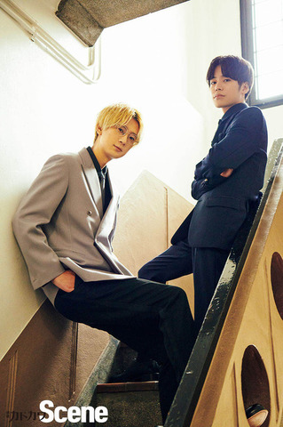 江口拓也×小野賢章 /「別冊カドカワScene 12」掲載カット　撮影／草場雄介