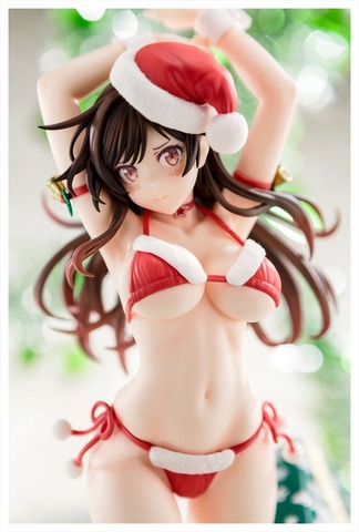 「彼女、お借りします 水原千鶴 サンタビキニdeふわもこフィギュア 2nd Xmas 1/6スケール 完成品フィギュア（箱入り娘）」21,780円（税込）（C）宮島礼吏・講談社／「彼女、お借りします」製作委員会2022