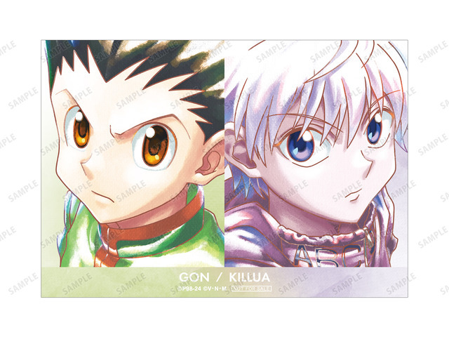 「『HUNTER×HUNTER』Ani-Art アニメイトフェア in 2024」ゴン&キルア Ani-Art aqua label ブロマイド アニメイト限定特典（C）P98-24（C）V・N・M