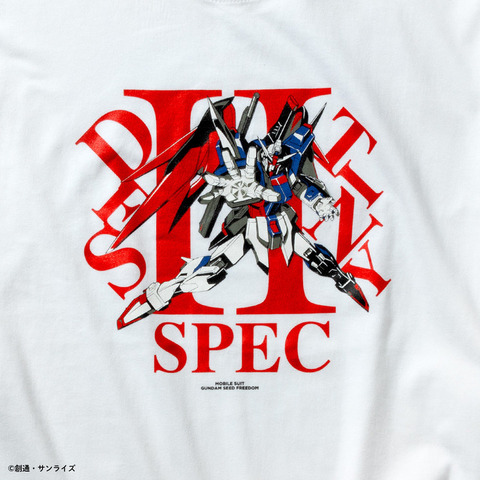 STRICT-G『機動戦士ガンダムSEED FREEDOM』Tシャツ デスティニーガンダムSpecII ロゴ