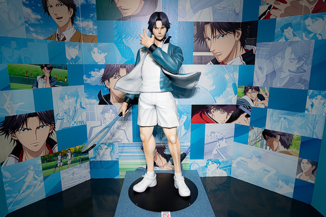 「アニメ テニスの王子様展」の様子