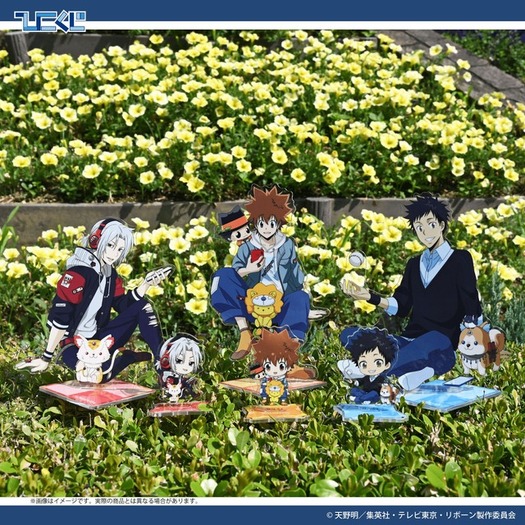 家庭教師ヒットマンREBORN!」私服姿で寛ぐツナや獄寺、雲雀たちを描き