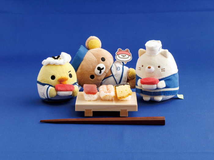 リラックマ、すみっコたちが“おすし”になりきった!? まるで本物