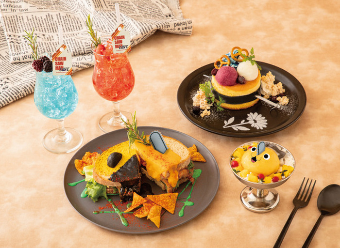 チェンソーマン　カフェ　レゼ　4点セット 劇場版『チェンソーマン レゼ篇』公開を記念したテーマカフェが