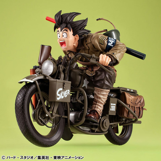 ドラゴンボールZ」特殊装備のバイクで疾走する孫悟空！ 躍動感たっぷり