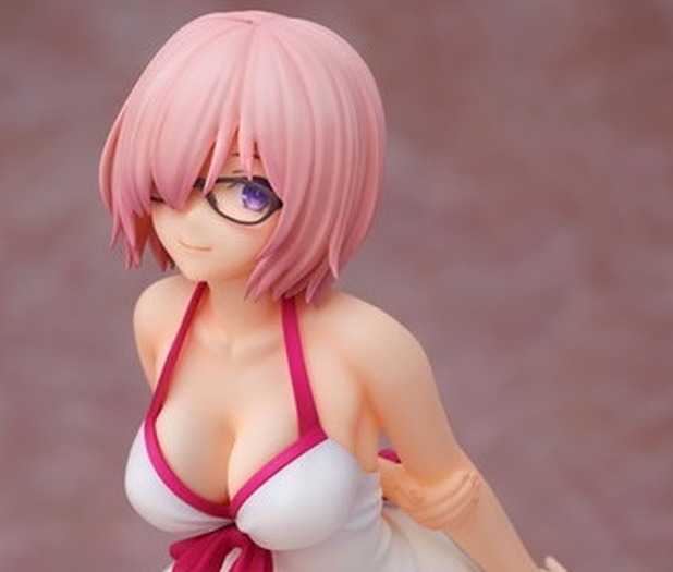 この水着 おかしくないでしょうか Fate Grand Order より 常夏の水着 霊衣のマシュがフィギュア化 超 アニメディア