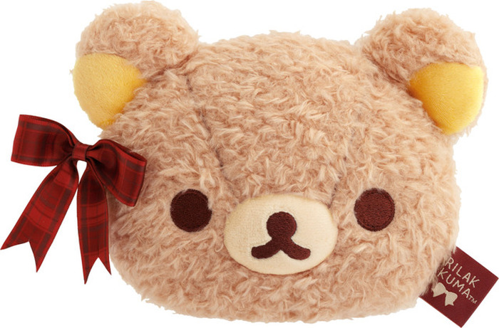 リラックマ」チェック＆リボンで上品、ふわふわ！ “ぬいぬいリラックマ