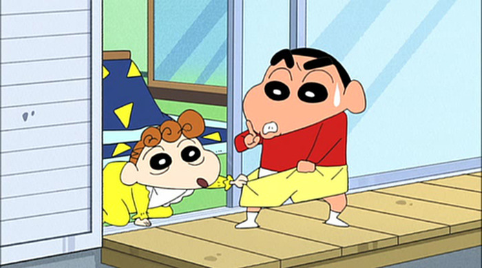 しんのすけは 落ちている靴下ごっこ をしたいのだがーーtvアニメ クレヨンしんちゃん 2月15日放送回のあらすじ 先行カットが到着 3枚目の写真 画像 超 アニメディア