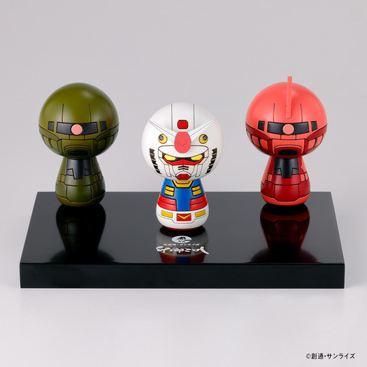 ガンダム」×こけし―ザクの細かなデティールまで見事に再現したアイテム