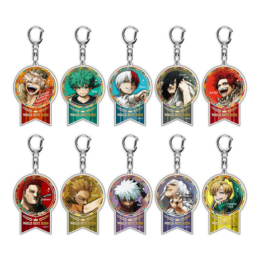 新品】ヒロアカ原画展 メタルキーホルダーコレクションキービジュアル