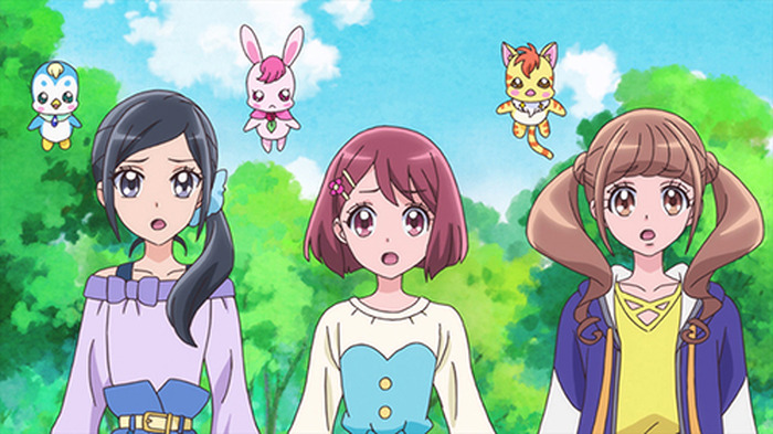 のどかたちは学校内で誰かに後をつけられていることに気づく Tvアニメ ヒーリングっどプリキュア 第7話あらすじを紹介 6枚目の写真 画像 超 アニメディア