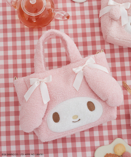 マイメロぬいぐるみとふわもこバッグセット マイメロ＆ピアノちゃんのふわもこアイテムにメロメロ…♪ 愛らしさ