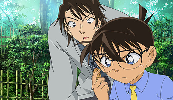 首なし棋士と名乗る犯人から脅迫状を受け取った秀吉と偶然出会ったコナンは Tvアニメ 名探偵コナン R94のあらすじ 先行カットを紹介 5枚目の写真 画像 超 アニメディア