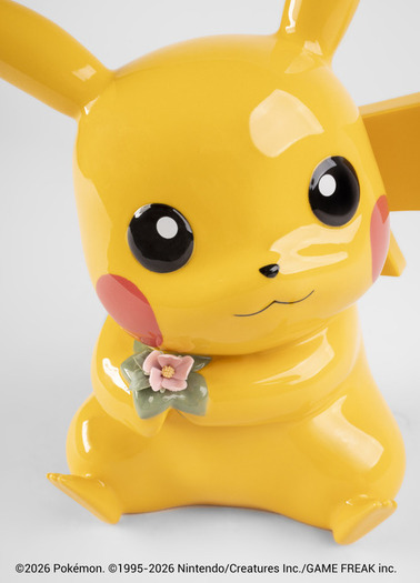 ピカチュウ」と「イーブイ」がラグジュアリーな陶器で登場♪リヤドロと