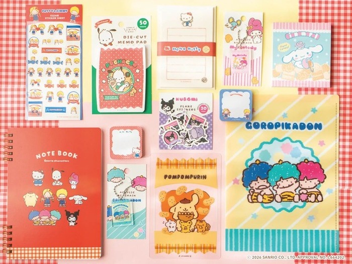 レトロ可愛い♪キティ、シナモロール、パティ＆ジミーらがお菓子