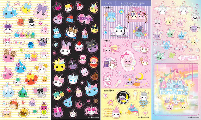 ぷっくり＆キラキラ＆ツルツル♪ 「ほっぺちゃん」オリジナルシール全