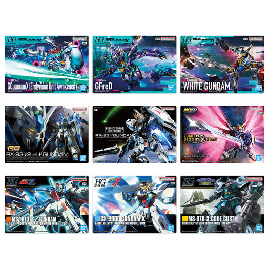 MGSDデスティニーガンダムやPG UNLEASHEDνガンダムのガンプラ