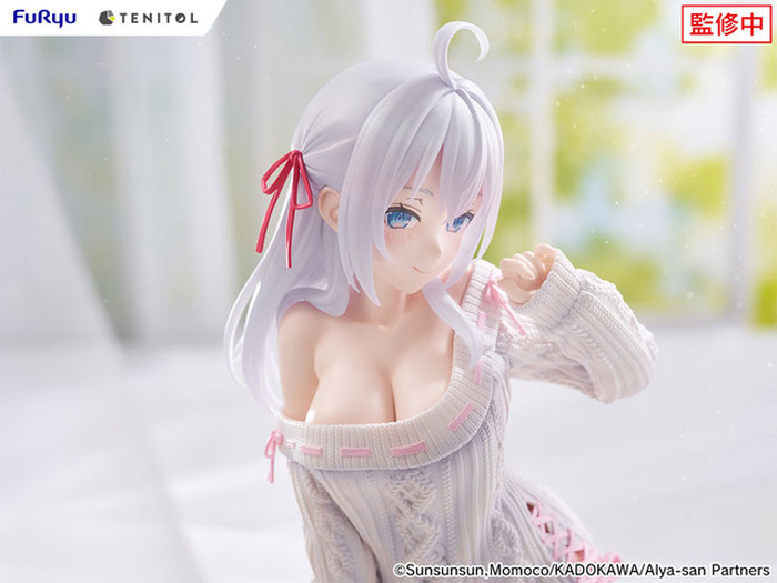 ロシデレ」アーリャの大胆なニット姿をフィギュア化！はだけたニット