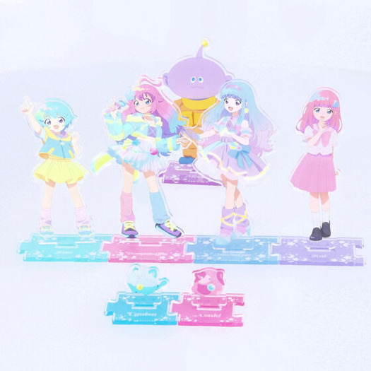 るび様 希少アクリルスタンド 台座付 魔法の姉妹ルルットリリィ」風&流たちを並べて飾ろう♪ 台座を連結