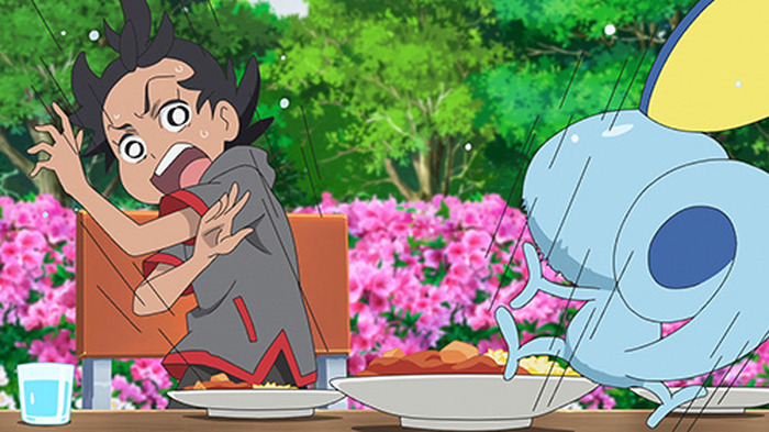 臆病で泣き虫なポケモン メッソンに出会ったサトシとゴウは涙が止まらなくなり Tvアニメ ポケットモンスター 7月12日放送のあらすじ 場面カットを紹介 6枚目の写真 画像 超 アニメディア