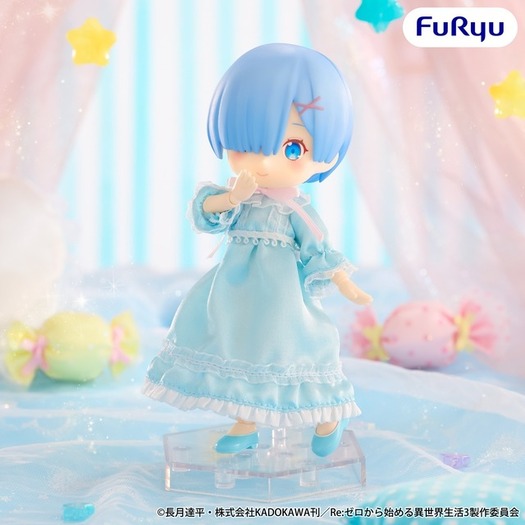 Re:ゼロから始める異世界生活MeloDoll レム・ナイトドレス/ 7体セット リゼロ」レムと＆ラムのナイトドレス姿にキュン♪ デフォルメデザイン