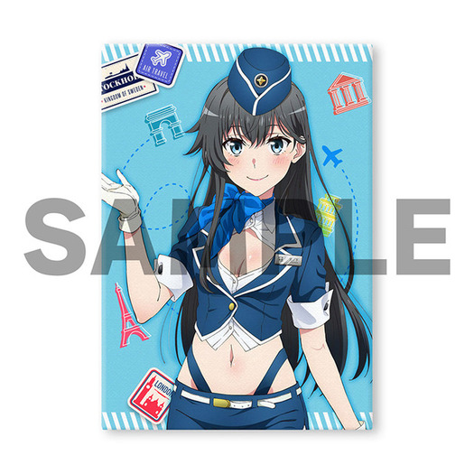 俺ガイル マルイ 抽選会 当選品 A賞　キャンバスアート 雪ノ下雪乃 ヘソ出しルックにドキドキ☆「俺ガイル」雪乃、結衣、いろは、小町がCA