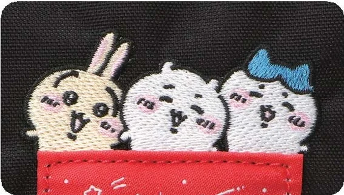 manhattanportage ちいかわ　ハチワレ うさぎ 刺繍 コラボ ちいかわ」ハチワレやうさぎたちの刺繍がかわいい♪「Manhattan