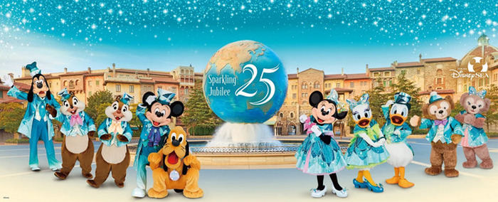 東京ディズニーシー25周年“スパークリング・ジュビリー”な新幹線が運行