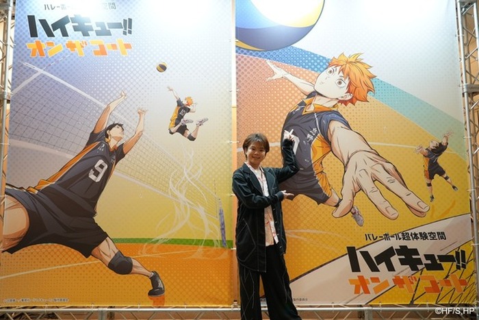 ハイキュー!! 　ハイキュー展　バレーボール 日向翔陽役・村瀬歩も圧倒的な没入感に感動！ 展示イベント