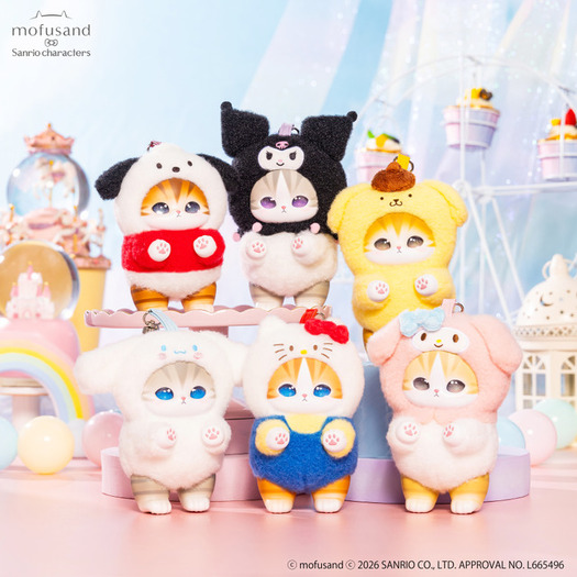 にゃんて可愛さ…！「mofusand」のにゃんこたちが“サンリオ”キャラの
