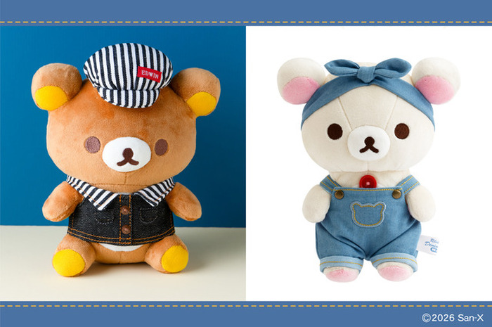 リラックマ＆すみっコぐらし×EDWINコラボも♪ デニムな雑貨、刺繍