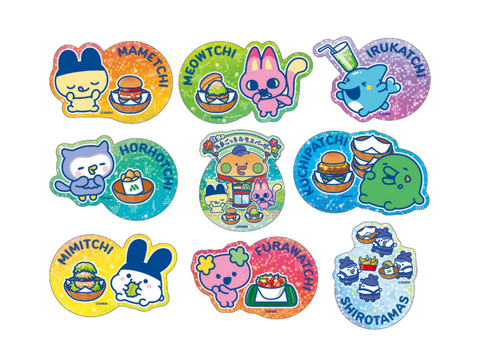 たまごっち」×モスバーガーコラボ第2弾！まめっちたちがハンバーガーや
