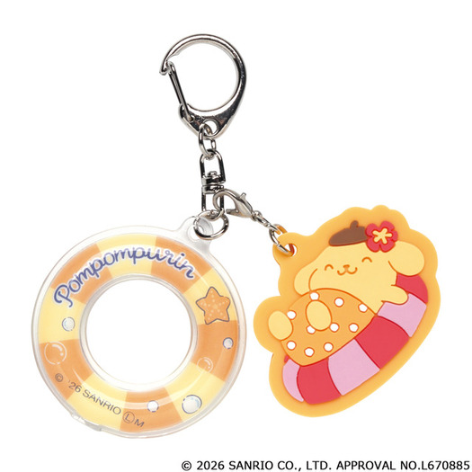 シナモロールもポムポムプリンも浮き輪でぷかぷか～♪「サンリオ