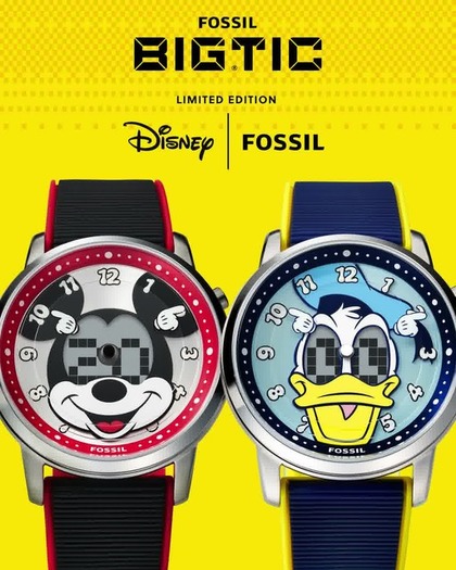 ディズニー」ミッキー＆ドナルドの目が動く！遊び心あふれる限定腕時計