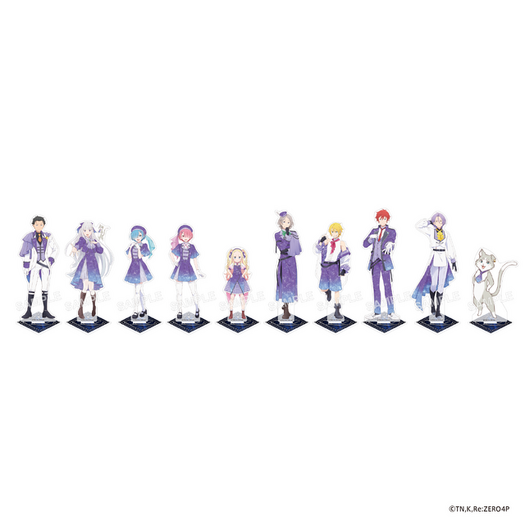 リゼロ　スバル　エミリア　レム　ラム　アクリルスタンド リゼロ」スバル、エミリア、レム＆ラムが大集合☆「リゼロ展」グッズが