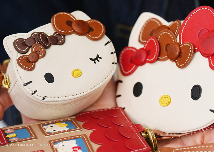ハローキティ」を大人上品＆キュートに持ち歩こう♪ 日焼けキティや茶