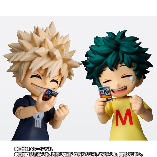 ヒロアカ」デクと爆豪の幼少期の姿がフィギュア化！ オールマイトの
