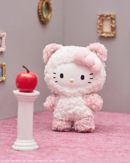 ハローキティ　ペアぬいぐるみ　おみくじ付き ハローキティ」ふわふわのベアチャーム第3弾が登場！シークレット