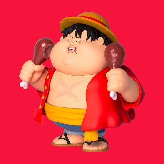 ONE PIECE ALL FACE ミートザワンピース　ルフィ　チョッパー ワンピース」ルフィ＆チョッパーの“Chunky＝ずんぐり”ソフビ登場
